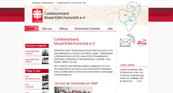 Desktop Screenshot of caritas-mosel-eifel-hunsrueck.de