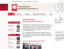 Tablet Screenshot of caritas-mosel-eifel-hunsrueck.de